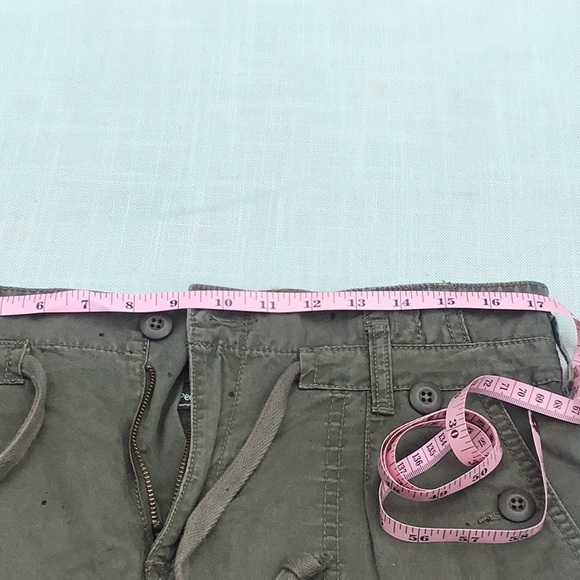 FREE PEOPLE GREEN SHORTS - Picture 7 of 8